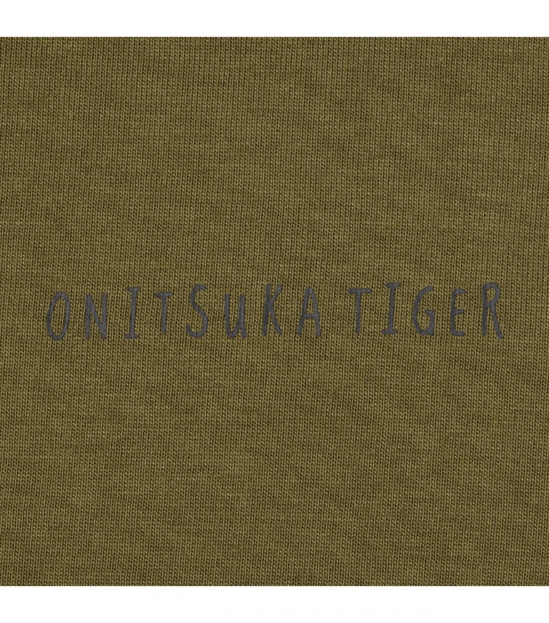 Onitsuka Tiger Grafika Póló Khaki | 56782-ATMF