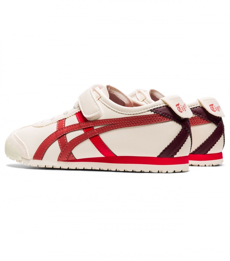 Onitsuka Tiger Mexico 66 Krém Piros Sötétpiros | 82753-GBYV