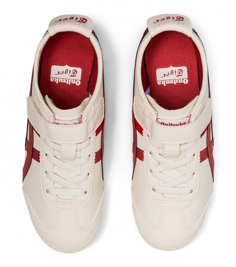 Onitsuka Tiger Mexico 66 Krém Piros Sötétpiros | 82753-GBYV