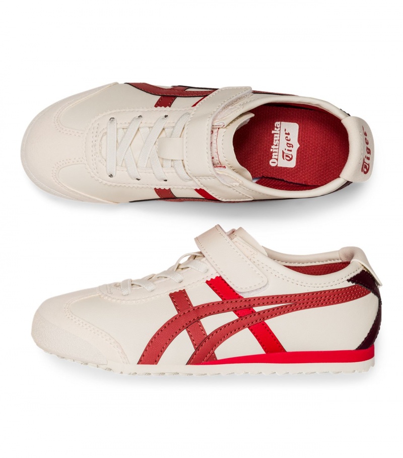 Onitsuka Tiger Mexico 66 Krém Piros Sötétpiros | 82753-GBYV