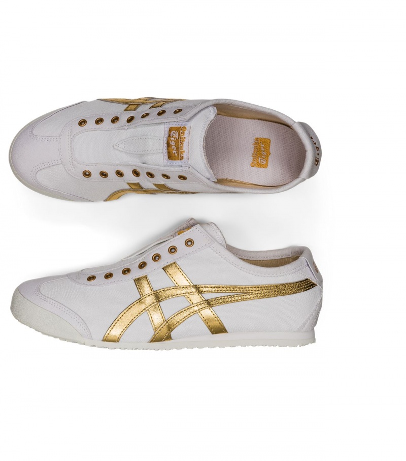 Onitsuka Tiger Mexico 66 Slip-On Fehér Arany | 20351-PTCO