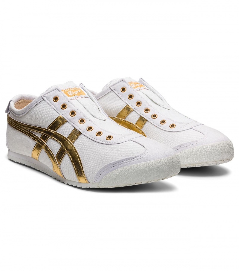 Onitsuka Tiger Mexico 66 Slip-On Fehér Arany | 20351-PTCO