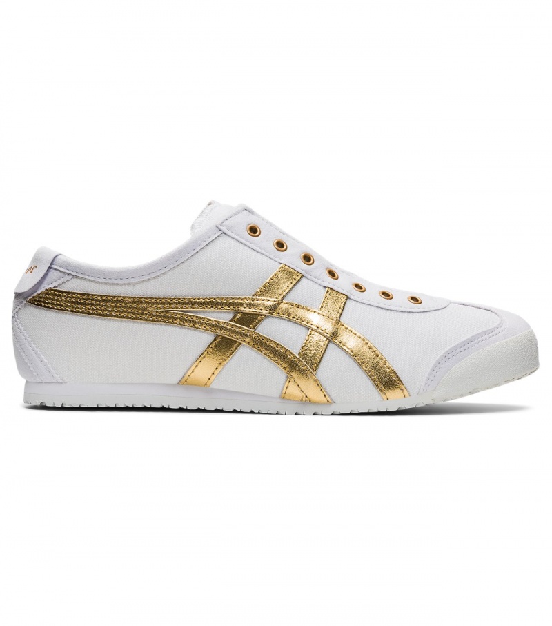 Onitsuka Tiger Mexico 66 Slip-On Fehér Arany | 20351-PTCO