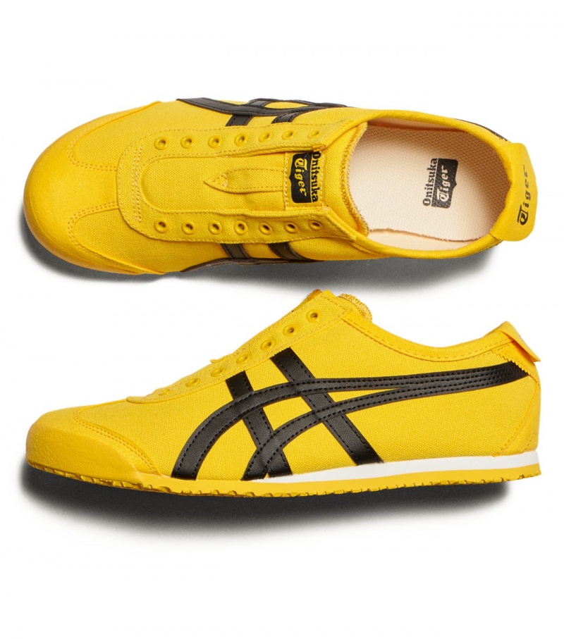 Onitsuka Tiger Mexico 66 Slip-On Sárga Fekete | 83215-RVBH