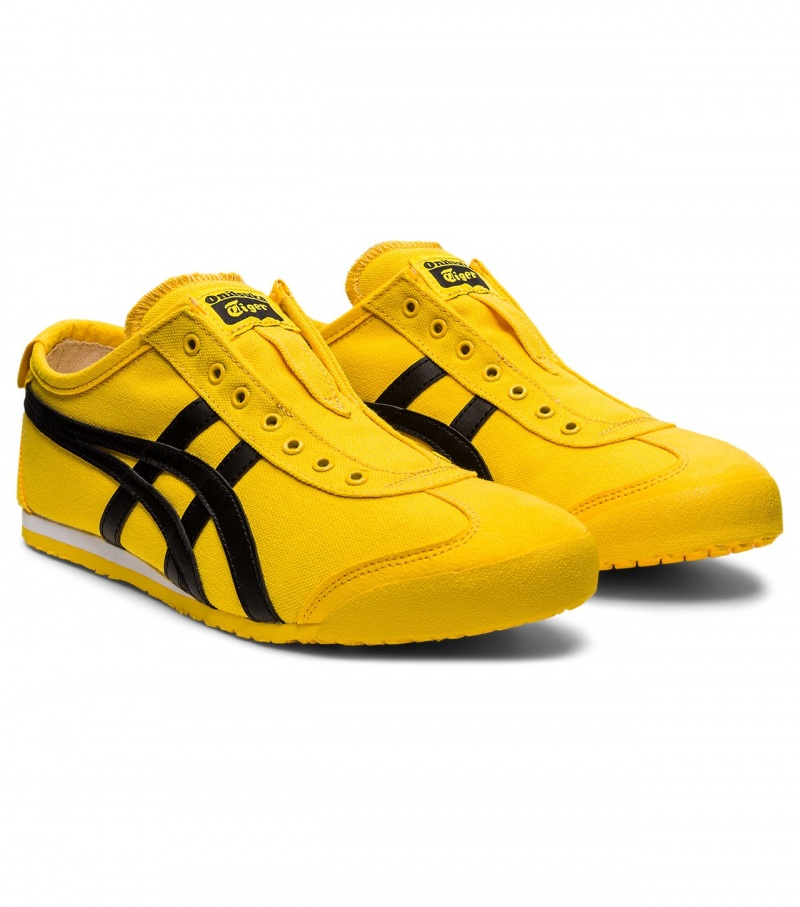 Onitsuka Tiger Mexico 66 Slip-On Sárga Fekete | 83215-RVBH