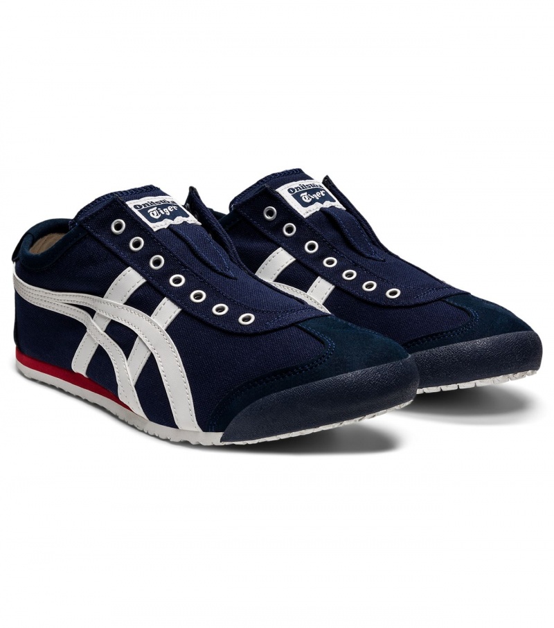 Onitsuka Tiger Mexico 66 Slip-On Sötétkék Fehér | 50672-GUWA