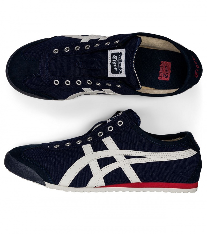 Onitsuka Tiger Mexico 66 Slip-On Sötétkék Fehér | 50672-GUWA