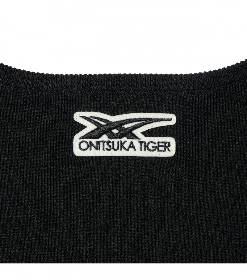 Onitsuka Tiger Ws Knit Ruha Fekete | 42817-UVOQ